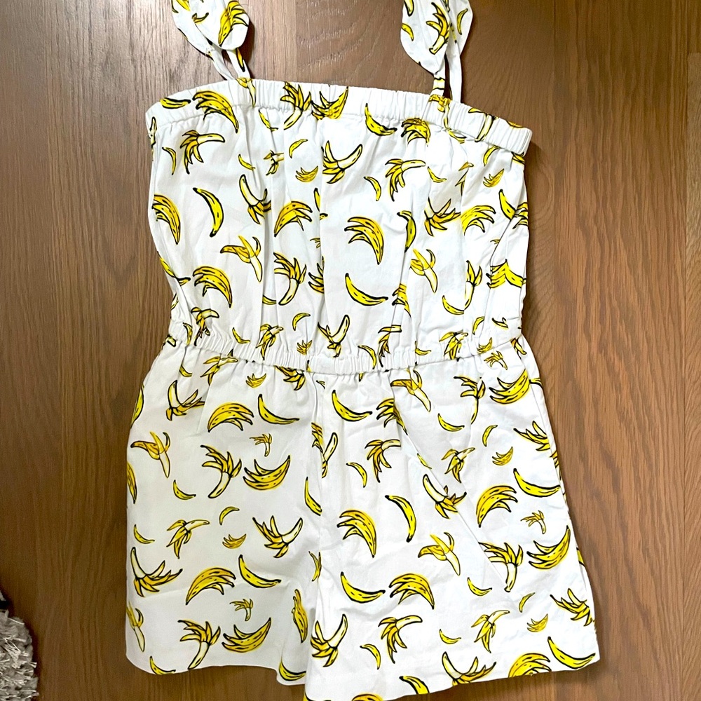 Girls Milly minis romper size 8. Bananas 🍌